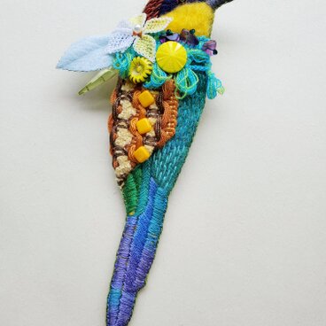 IRODORI AZ brooch(ヨーロッパハチクイ)