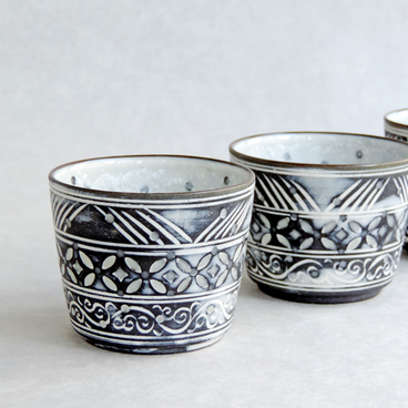 蛍手三島酒杯#1