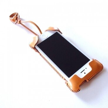iPhone 5s cawa wallet jacket＋／飴色