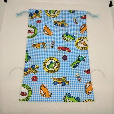 巾着　給食袋　車　男の子