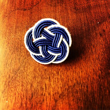 水引ピンバッチ（ブートニエール）