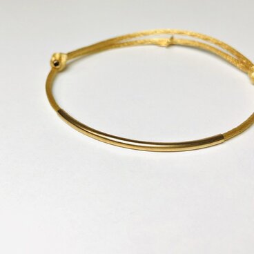 KNOT Bracelet / Gold Beige [国内送料無料]