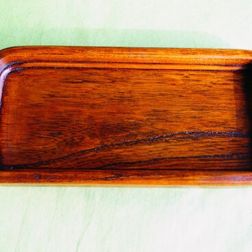 けやきの器 くり物　拭きうるし 　2t-12