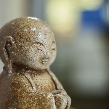 自然釉焼締お地蔵さま