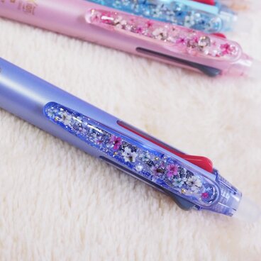 【名入れ可能】お花ボールペン/3色/フリクション/ハーバリウム/押し花/キラキラ/デコ/デコレーション