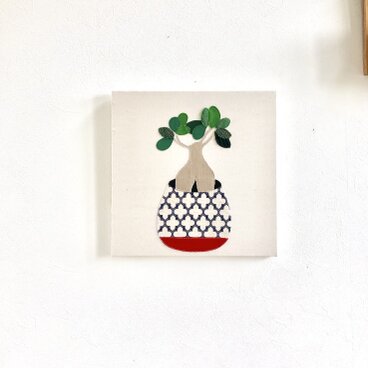 植物シリーズ ファブリックパネル ガジュマル