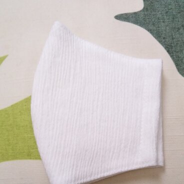 ひんやり涼感が持続！冷やせるマスク2枚セット☆保水涼感楊柳クレープ☆大