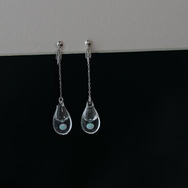 moonアロマイヤリング  [SV925ニッケルフリーロジウムメッキ]