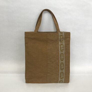 半幅帯リメイクバック　帯バック　縦長　トート　#34