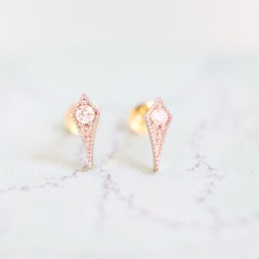 18K Diamonds Shooting Stars ピアス・空からの贈り物