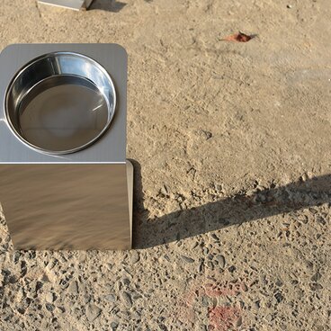 背の高い！大型チョイななめスタンド【大型】 洗えるステンレスフードスタンド