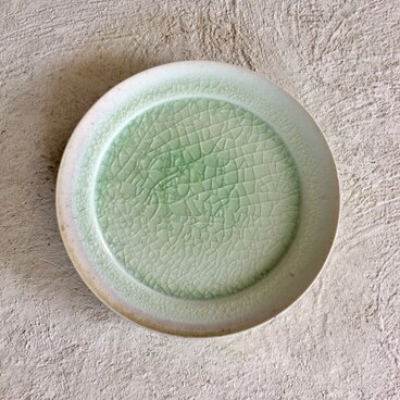 みどりの小皿φ15cm
