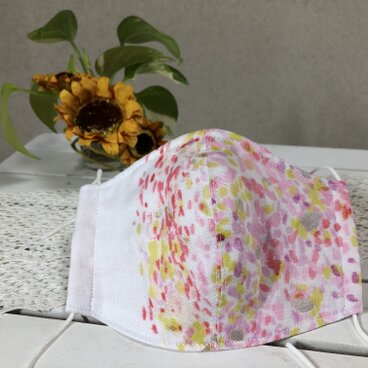 花吹雪の立体マスク（ワイヤー入り）