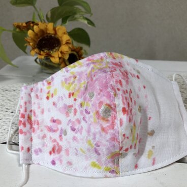 花吹雪の立体マスク（ワイヤー入り）