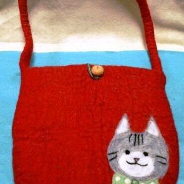 L様　ご予約赤のネコちゃんバッグ