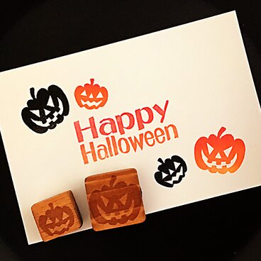 おばけかぼちゃのセットはんこ