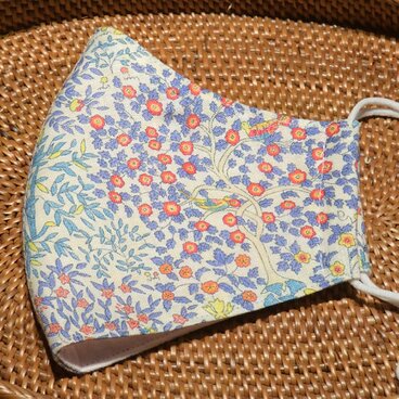 リバティ フランダースリネン ジェスアンドジーン 立体布マスク(女性用ふつう)