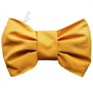 リボンクラッチバッグ／マスタード