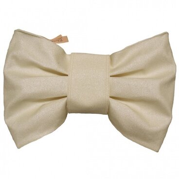 リボンクラッチバッグ／シャンパンホワイト