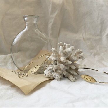 真鍮のプレートバングル（刻印も可能）