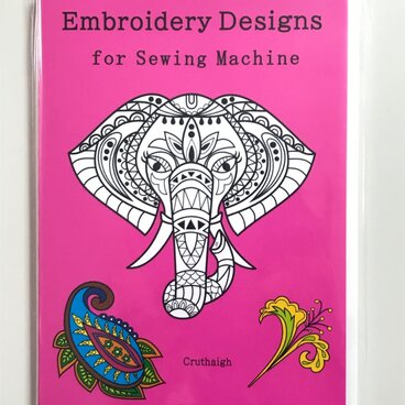 「Embroidery Designs for Sewing Machine 」刺繍素材　刺繍データCD