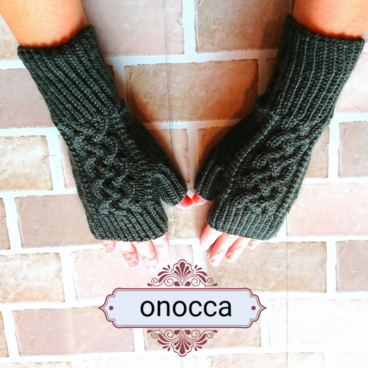 ○ハンドウォーマー*モスグリーン*ウール100%