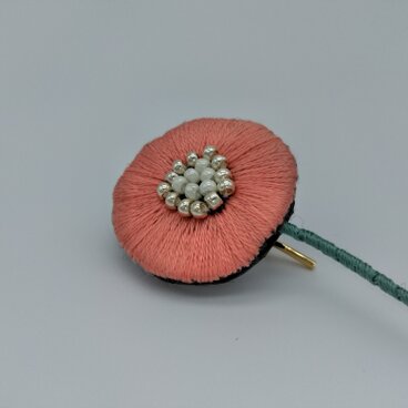 ポピーのはなやかポニーフック　(金属アレルギー対応)