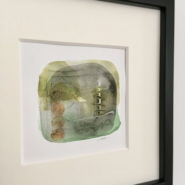 「forest」額付きアート原画