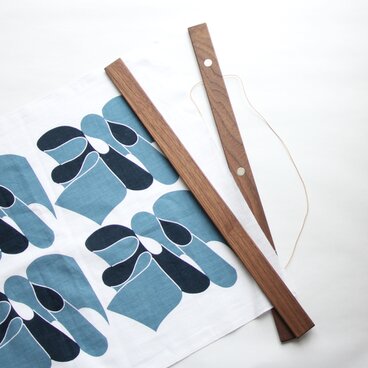 てぬぐい壁かけホルダー　Black Walnut