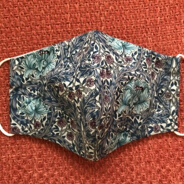 ウィリアムモリス柄マスク
