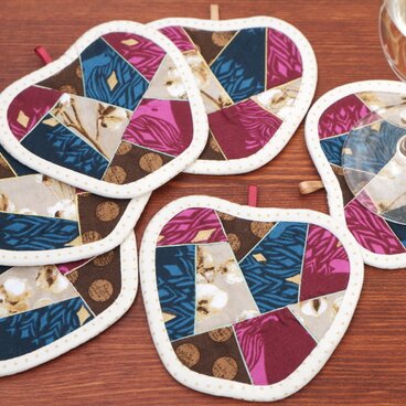 りんごのコースター（3枚組） ～マジックアワー～