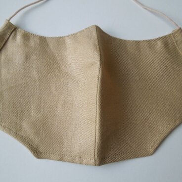 女性用フェイスカバー　麻１００