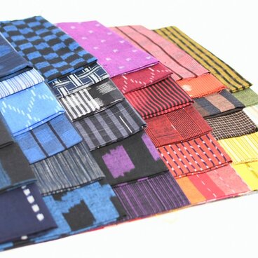 【久留米絣】一尺はぎれ11枚セット