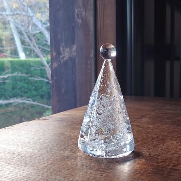 ガラスのクリスマスツリーsilver