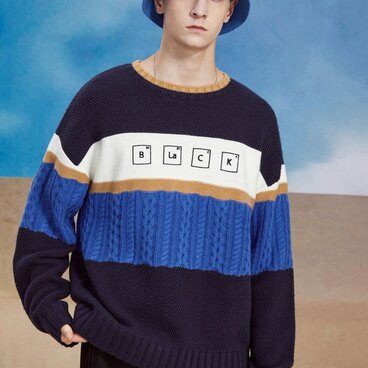 1620308015040U.0039 アザーパターンニット