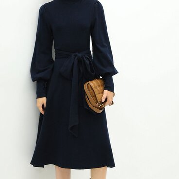 DS13591.0097 バルーン袖ニットOP