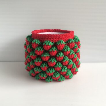 クリスマス　いちごトイレットぺーパホルダー　