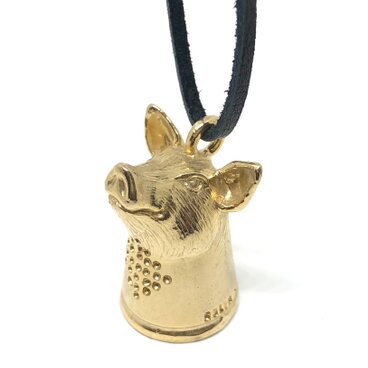 SOLID DESIGN SDr-060 ハンティングトロフィーシリーズ 【指貫豚ペンダントセット】