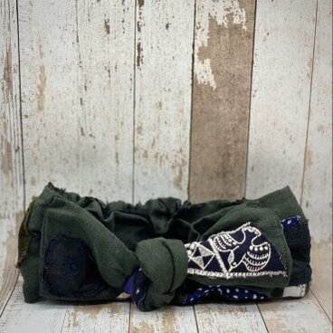 パッチワークリボンターバン　3