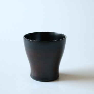 溜内黒コップ(洋梨型)