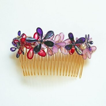 髪飾り*couture color コームL