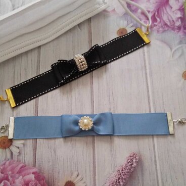 マスク留め  マスクレット   リボン