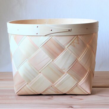 木曽桧のバスケット（M）