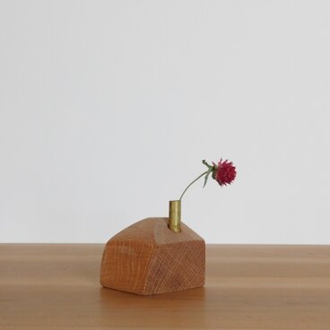 木の一輪挿し おうちーＢ