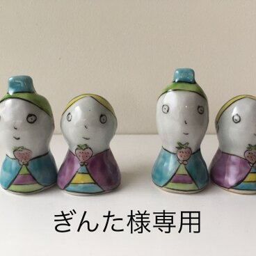 ぎんた様専用　イチゴのおひなさま
