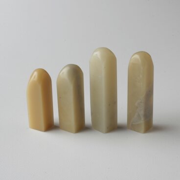 【印材変更オプション】寿山芙蓉石円頭9㎜角、12㎜角