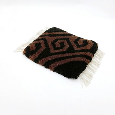 ノッティングの椅子敷 03茶/Ｍサイズ