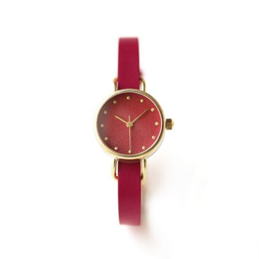 iroha 辰砂 真鍮シンプルケース（受注生産）| ハンドメイド腕時計