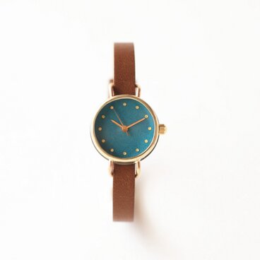 iroha 群緑 真鍮シンプルケース（受注生産）| ハンドメイド腕時計