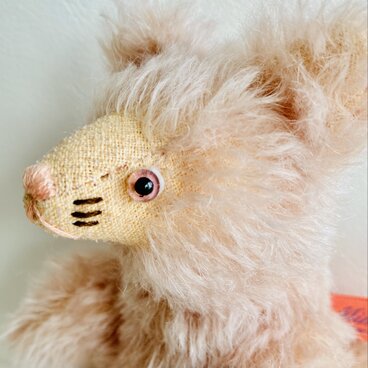 シャトン・コットンピーチ　子猫のぬいぐるみ　プレゼント　ギフト　ねこ　こねこ　ピンク